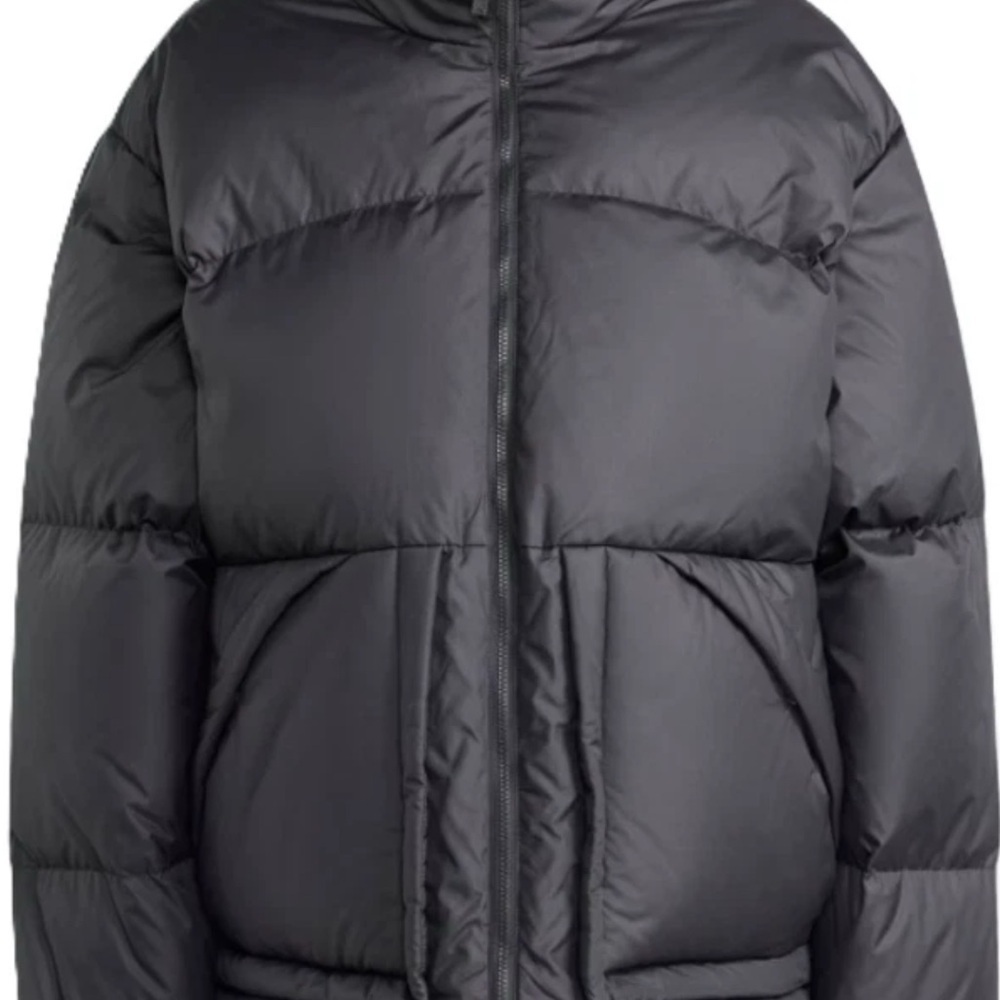 NEW $250 ADIDAS MENS BIG BAFFLE DOWN JACKET PUFFER WARM COAT BLACK IV9776 SZ L - Picture 4 of 6